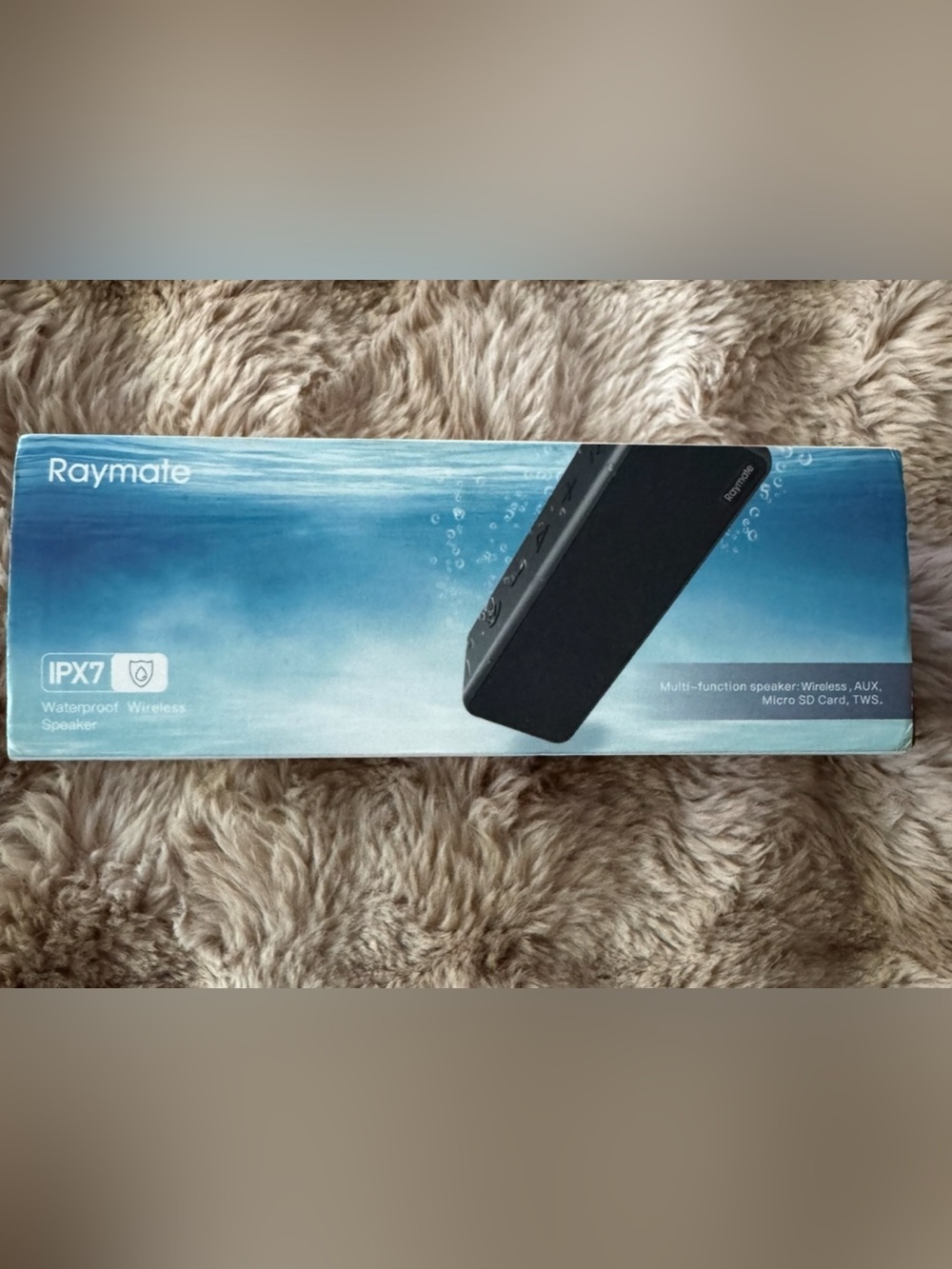 Raymate X5 Pro Waterproof Wireless Bluetooth Speaker IPX7 Black NEW